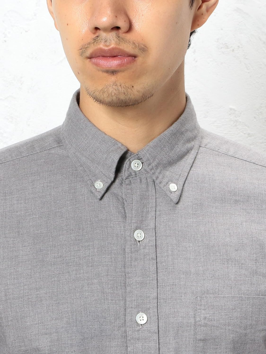 Amazon ユナイテッドアローズ グリーンレーベル リラクシング United Arrows Green Label Relaxing Organic Viyella シャツ 1550 Md Gray 15 M シャツ 通販