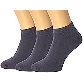 RONDO 3 Pack Unisex Thin Cotton Ankle Socks Dry Fit Low Cut Running Socks