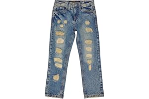 X RAY Boys Distressed Jeans (2T-16), Big Boy & Little Kids Stretch Slim Fit Pants, Ripped Denim Jeans for Boys