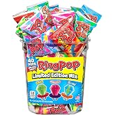 Ring Pop Hard Candy Pops, Variety Pack, 560 grams, 40 Count