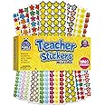 PURPLE LADYBUG 4960 Teacher Stickers Mega Value Pack - Reward Star Sticker for Kids, Classroom Essentials for Students, Teach