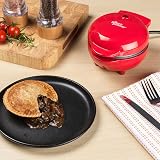 Giles & Posner Mini Pie Maker EK4914 Red 12.5 cm Non-Stick Plate view 7