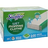 Swiffer Sweeper Wet Mopping Cloths Refills Open Window Fresh 32 Count Pack of 2