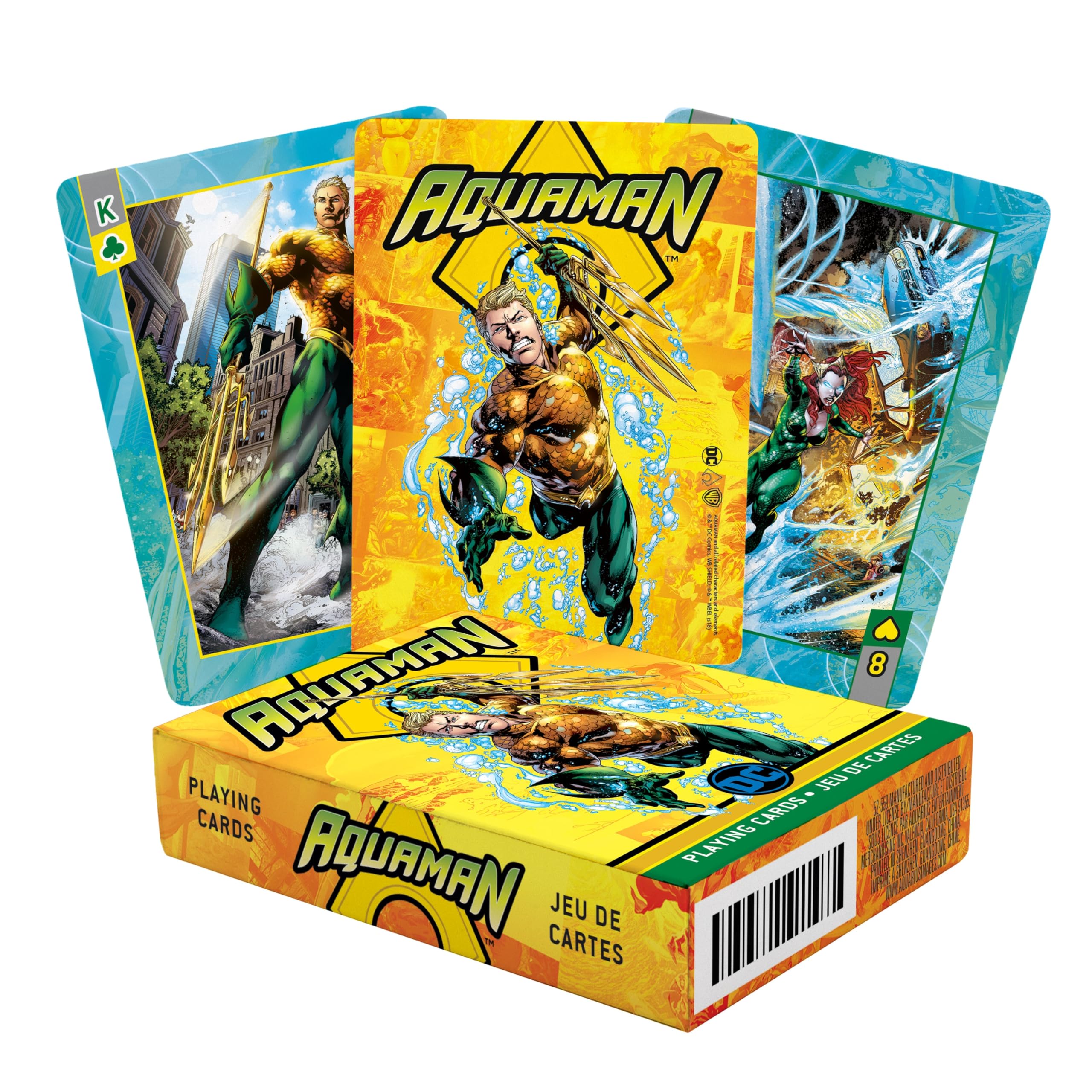 AQUARIUS DC Comics Aquaman Set Of Playing Cards + Jokers
