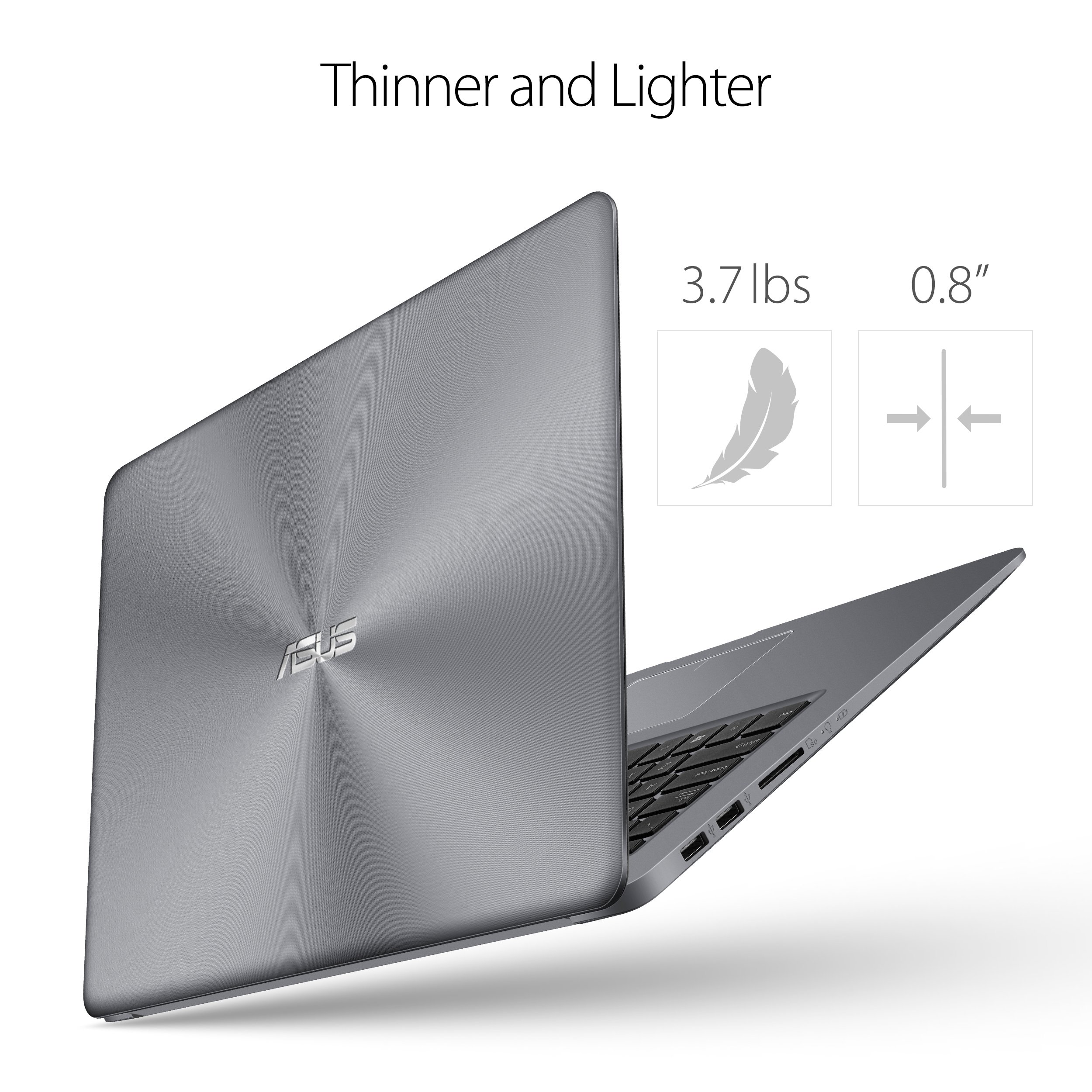 ASUS VivoBook F510UA FHD Laptop, Intel Core i5-8250U, 8GB RAM, 1TB HDD, USB-C - Image 4