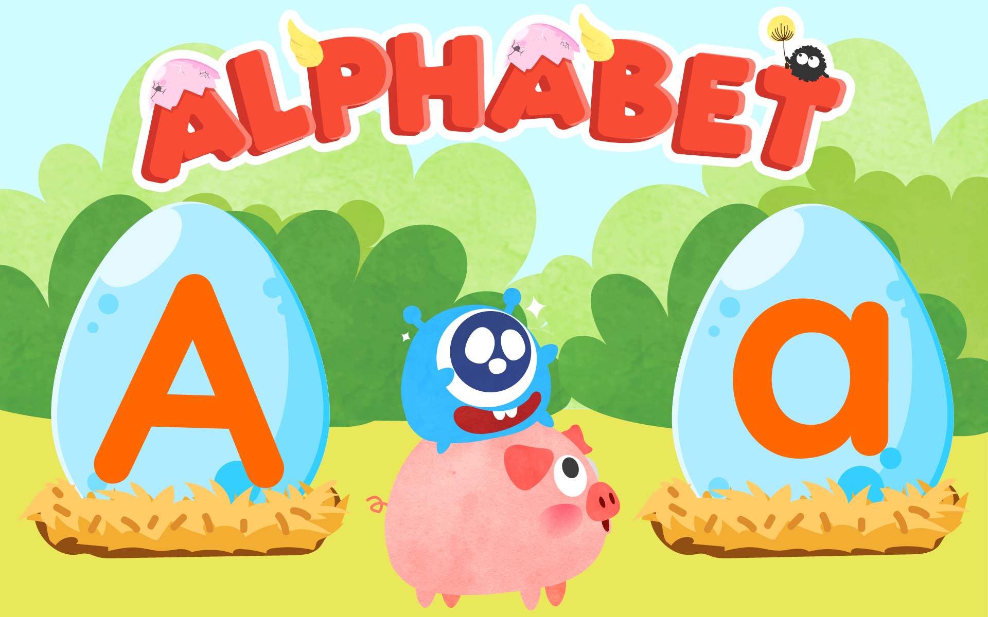 CandyBots Alphabet ABC Tracing Kids Learning Game