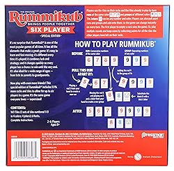 Rummikub Six Player Edition - The Classic Rummy