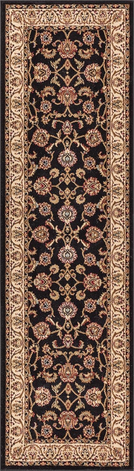 Best Black Floral Kitchen Runner Rug