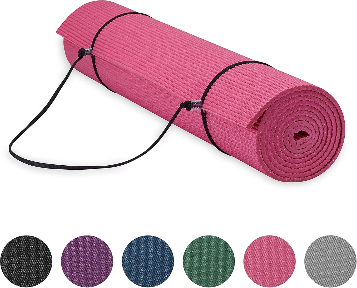 gaiam Essentials Premium Esterilla de Yoga con Soporte para Esterilla