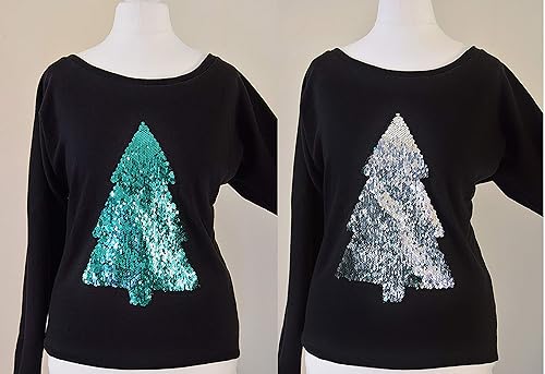 sequin christmas top
