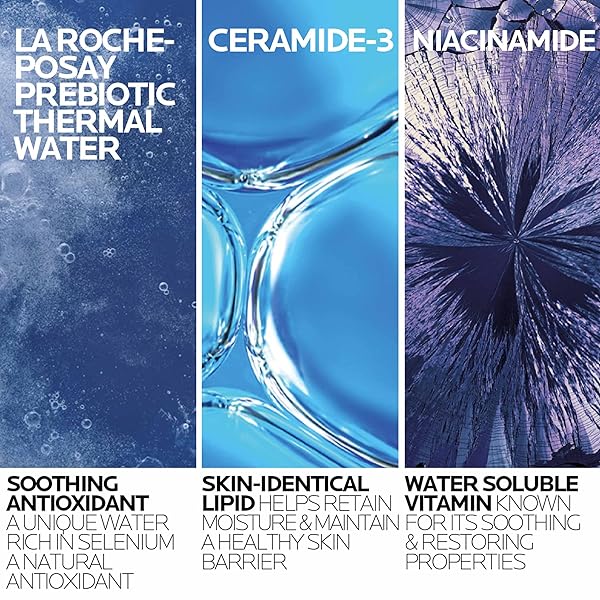 LA ROCHE-POSAY TOLERIANE HYDRATING GENTLE FACE CLEANSER, DAILY FACIAL CLEANSER WITH NIACINAMIDE AND CERAMIDES FOR SENSITIVE SKIN, MOISTURIZING FACE WASH FOR NORMAL TO DRY SKIN, FRAGRANCE FREE