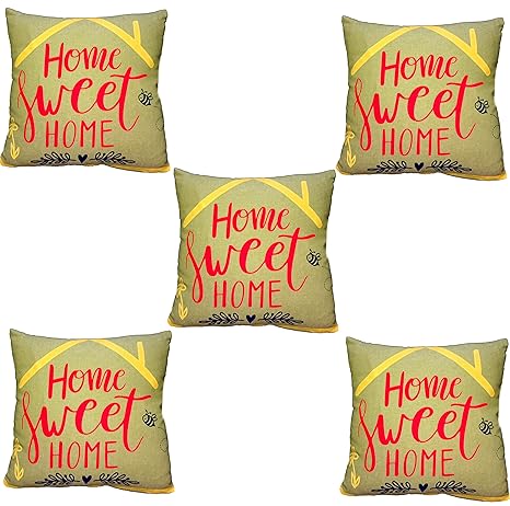 Buy Alemah Microfiber Fluffy Square Sofa Cushion Cover With