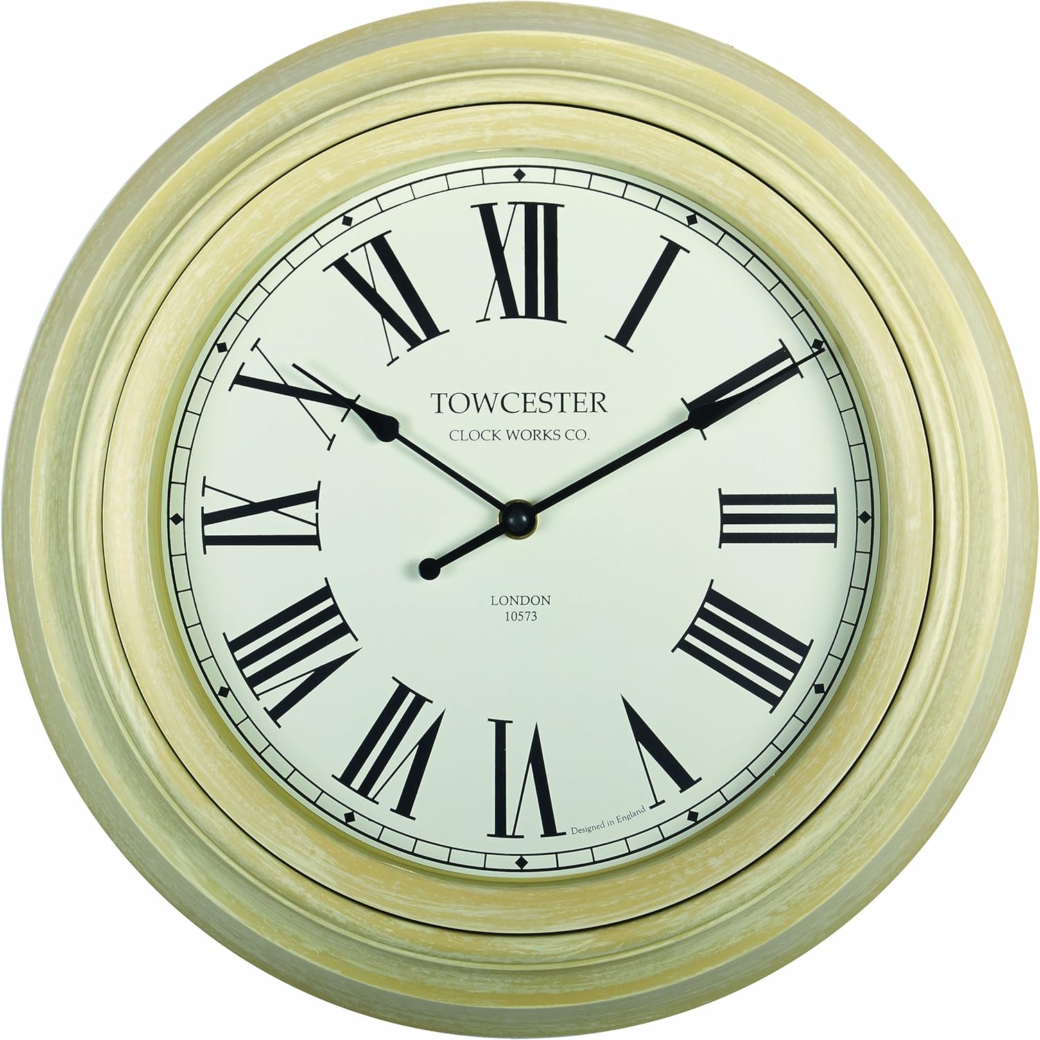 Acctim 21912 Consett Wall Clock, Antique Cream Amazon.co.uk Kitchen