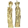 Design Toscano Emperor and Empress Sculptural Set