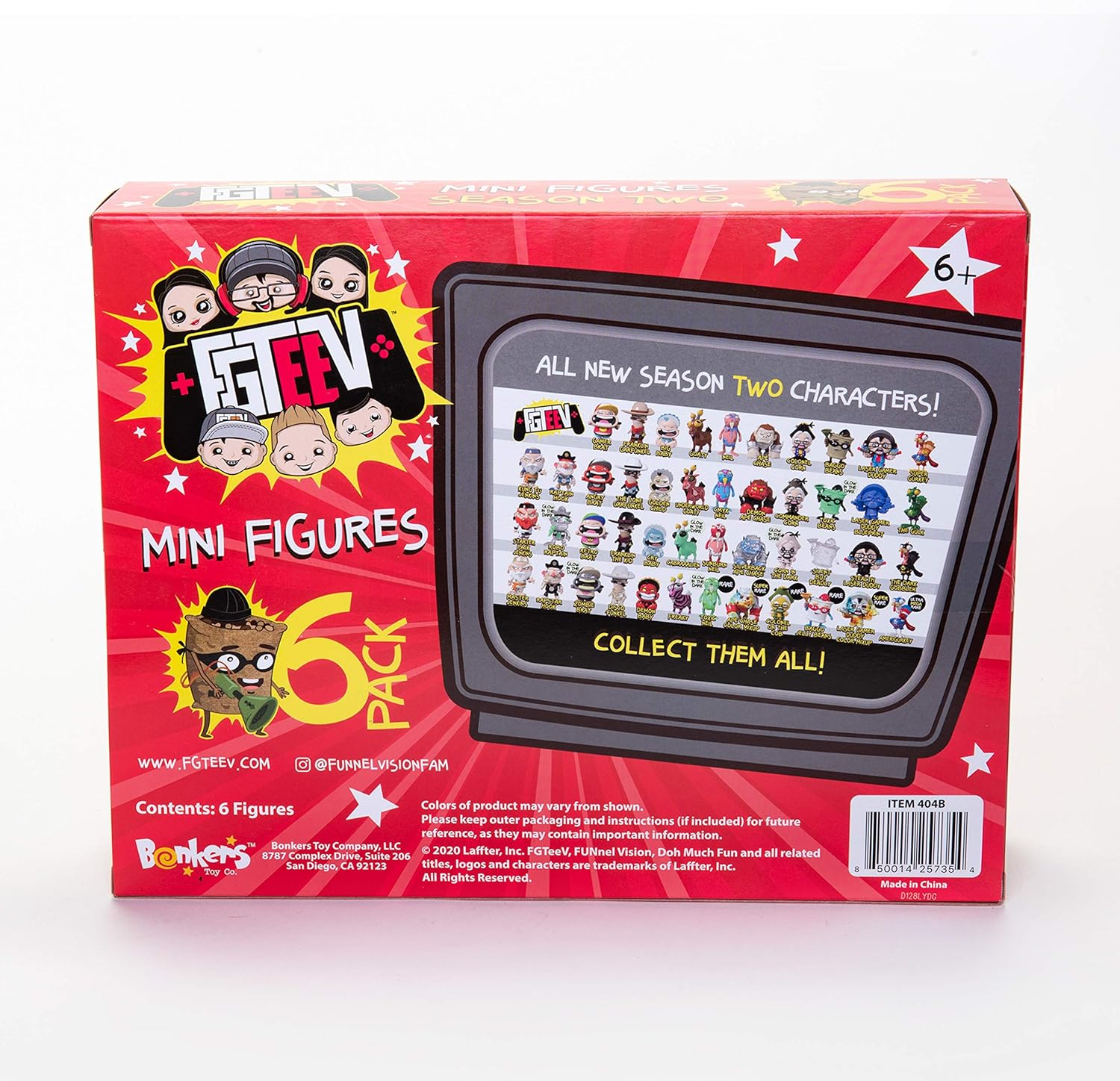 fgteev 6 pack mini figures