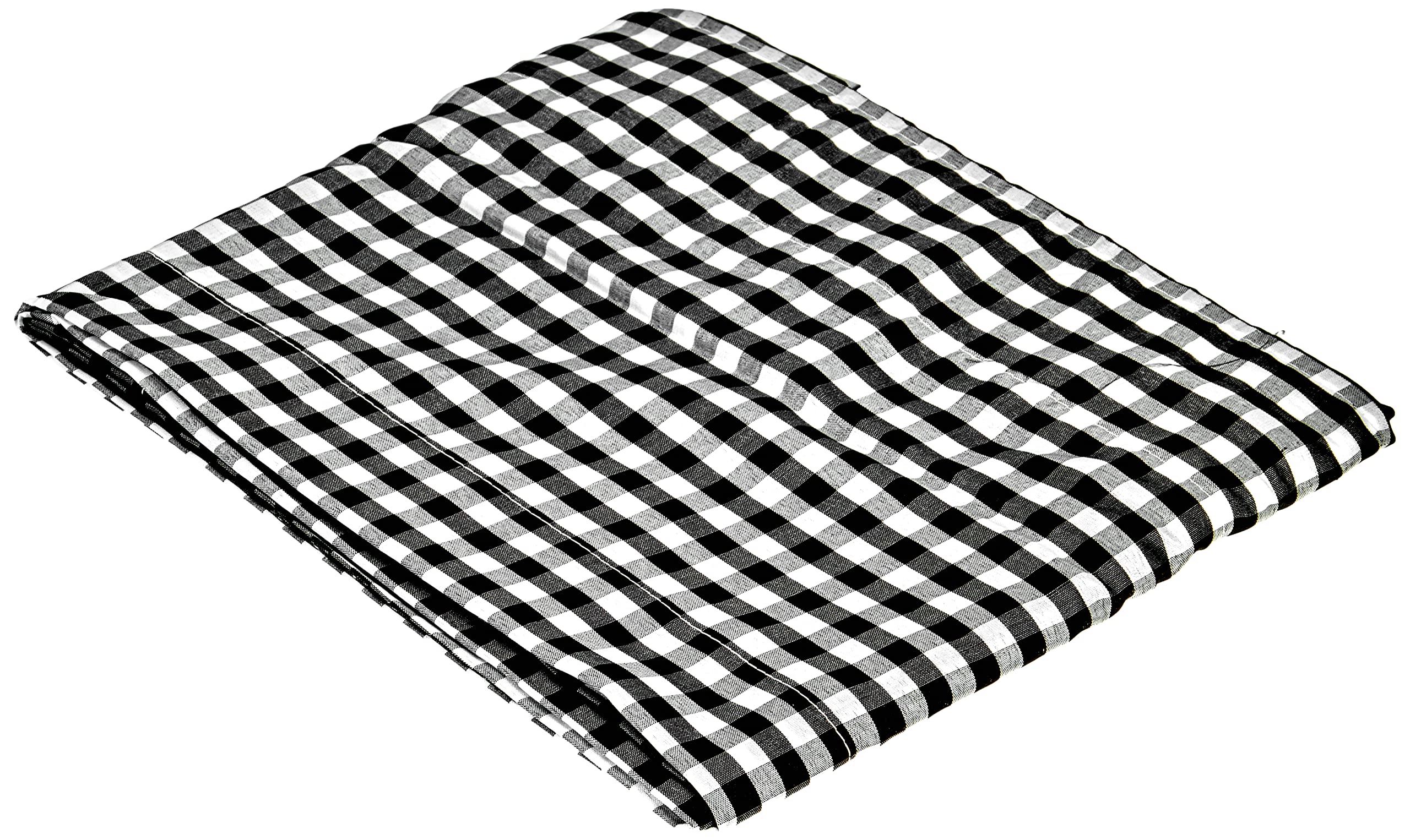 Alan Symonds Ready Made Curtains Alan Symonds Gingham Kitchen Curtains Black Pelmet 136 x 10 Inch, Fabric, 12399332