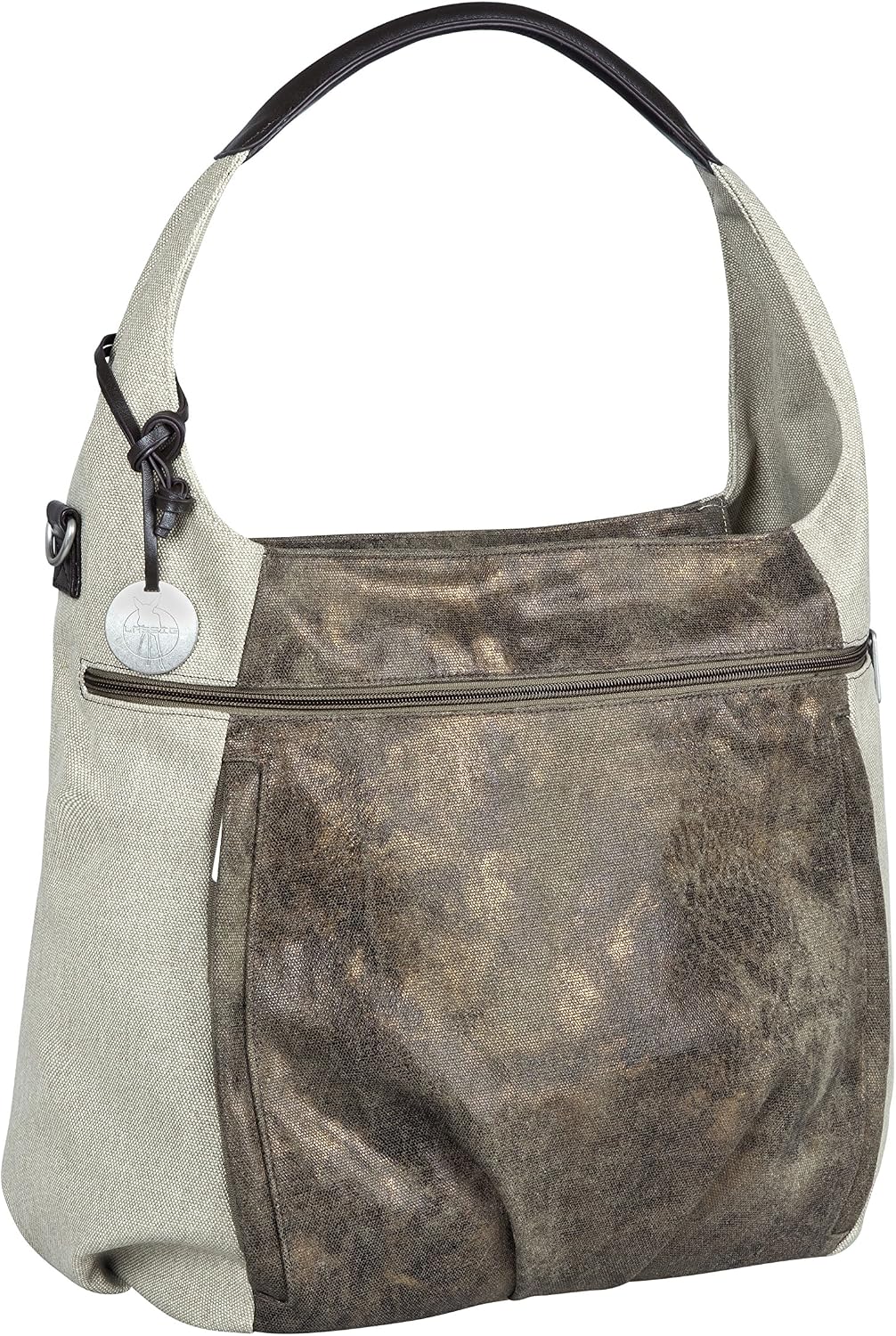 Lassig Casual Hobo Bag (Olive Beige), 1 Stück (1er Pack)
