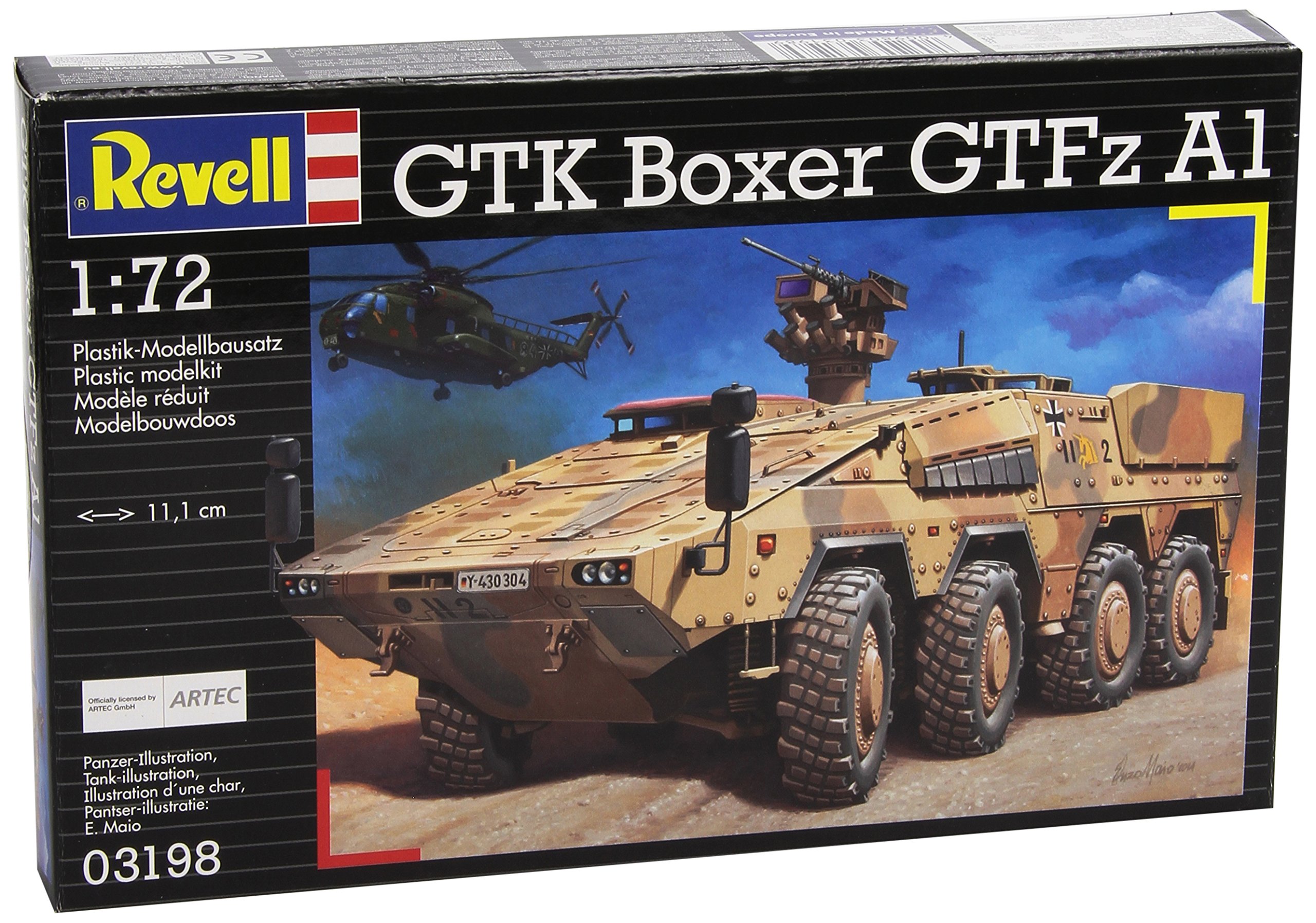Revell GTK Boxer Armoured Transport Vehicle Plastic Model Kit GTFZ/ A1