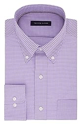 Tommy Hilfiger Men's Dress Shirt Regular Fit Non