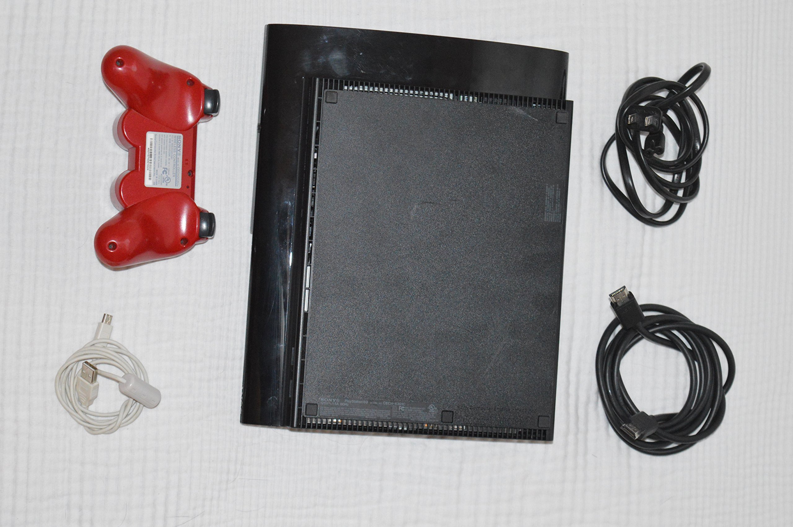 Sony Playstation 3 Super Slim 500GB Game Console System Bundle PS3 w/4 GAMES