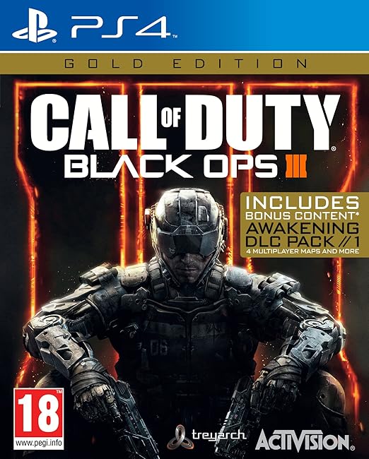 CoD Black Ops 3 PS-4 GOLD UK (ex GOTY) Call of Duty engfrz