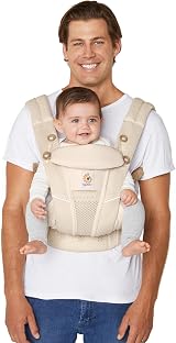 Ergobaby Omni Breeze Carrier Newborn to 20.4 kg 4 Positions Natural Beige view 2