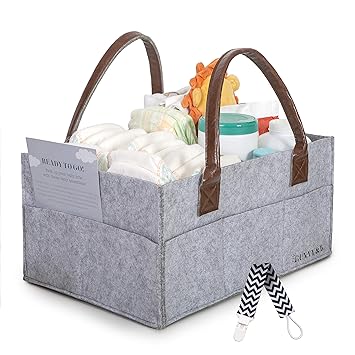 Amazon Com Deluxe Baby Diaper Caddy By Bunny B Baby Organizer Amazon Com Deluxe Baby Diaper Caddy By Bunny B Baby Organizer