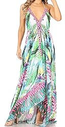 Sakkas 1817 - Lizi Womens Maxi High-low Halter