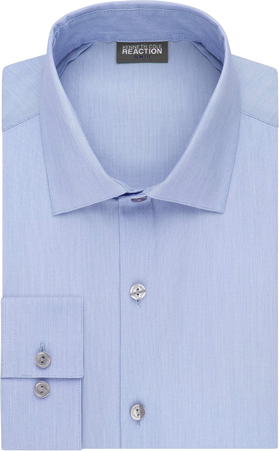 Kenneth Cole REACTION Men's Dress Shirt Slim Fit Technicole Stretch Solid at  Men’s Clothing store