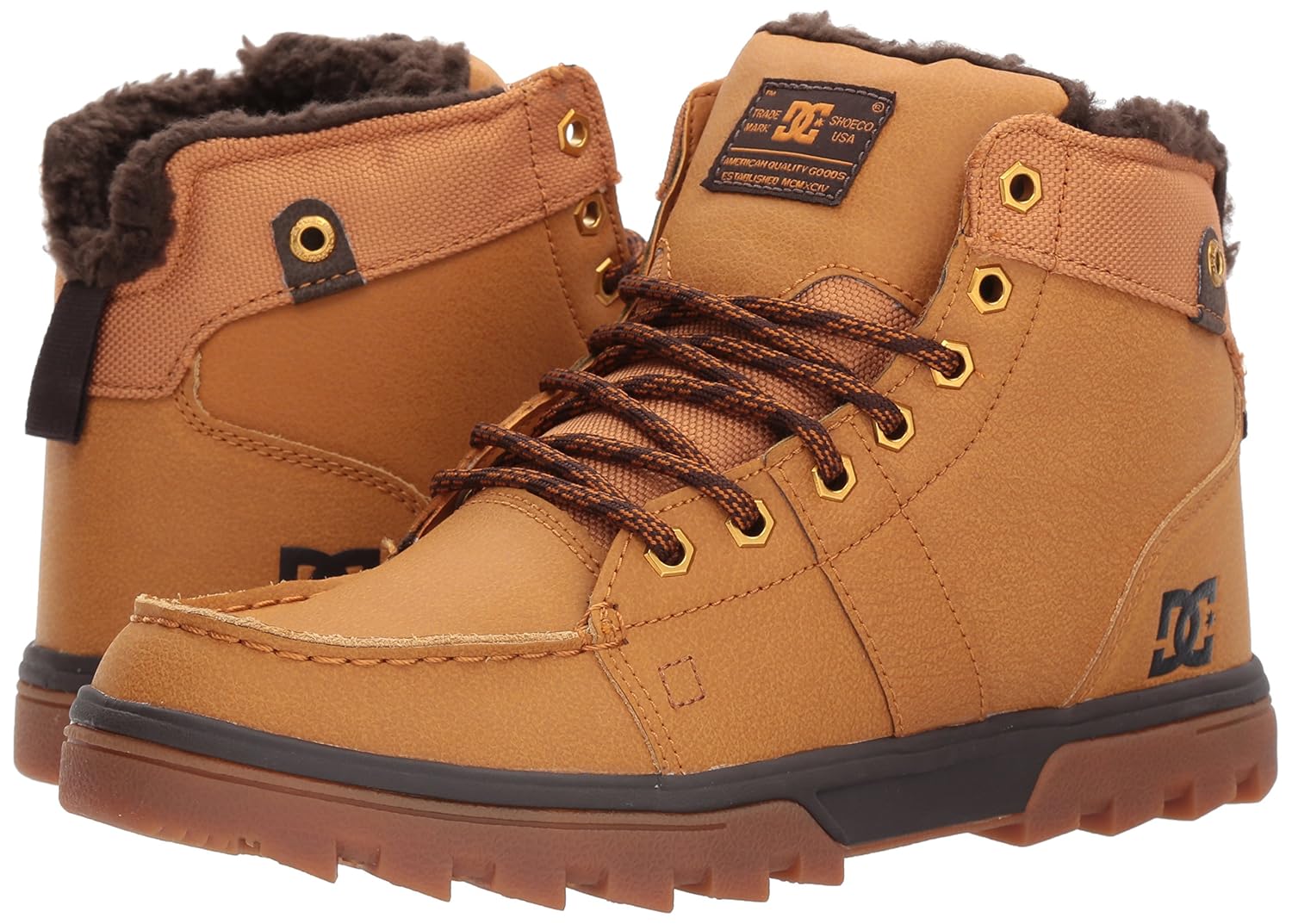 Dc Shoes Mens Shoes Woodland Lace Up Boots 303241 Men Clothing Shoes Jewelry Plutusias Com