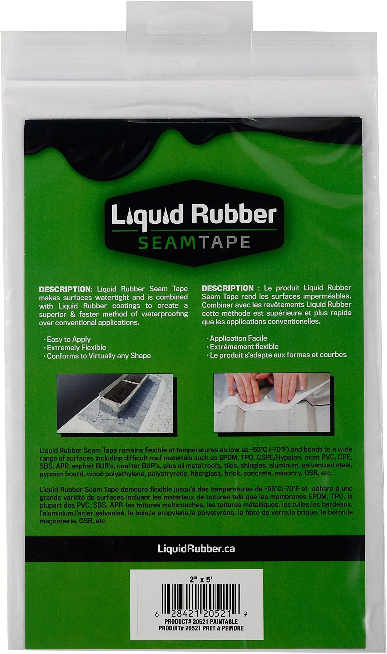 Liquid Rubber Seam Tape - 6" x 5'