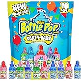 Baby Bottle Pop Candy Lollipops Variety Pack - 10 Ct Bulk Lollipops with Dipping Powder, Full Size, Fun Hard Candy For Birthday Parties, Valentine's Gifts, Goodie Bags, Party Favors