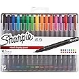 SHARPIE Art Pens, Fine Point, Assorted Colors, Hard Case, 16 Count (1983966)
