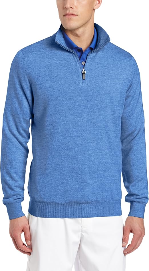 Fairway & Greene Men's Merino Long Sleeve 1/4 Zip Golf Wind