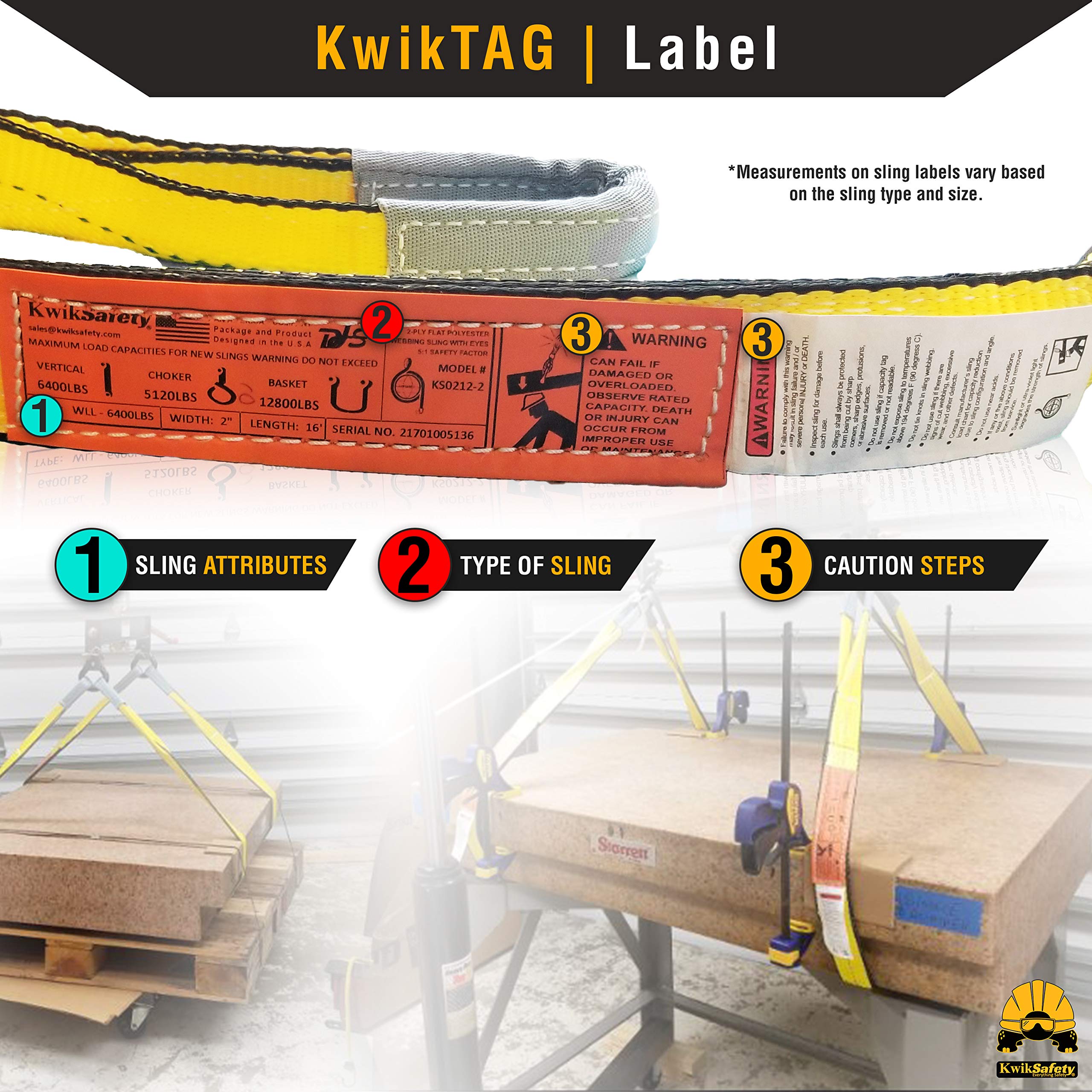Mua KwikSafety - Charlotte, NC - Mighty Sumo 2”x 8’ Poly Web Sling ...