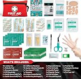 General Medi 110 Pieces Small First Aid Kit Red for Travel Home Office Vehicle view 2