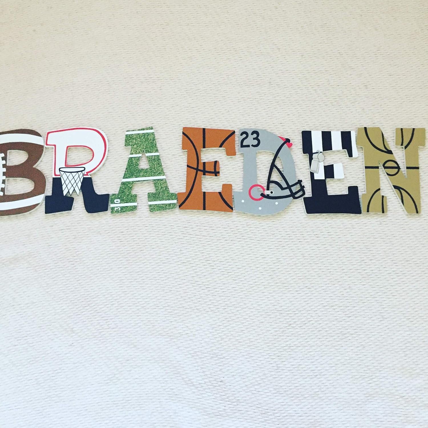 wooden letters for nursery cheap