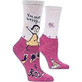 Blue Q Women's Funny Crew Socks - I'm Not Bossy, I'm the Boss.