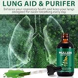 Vortexonix Mullein Drops for Lungs 2.02 fl oz Mullein Leaf Extract view 3