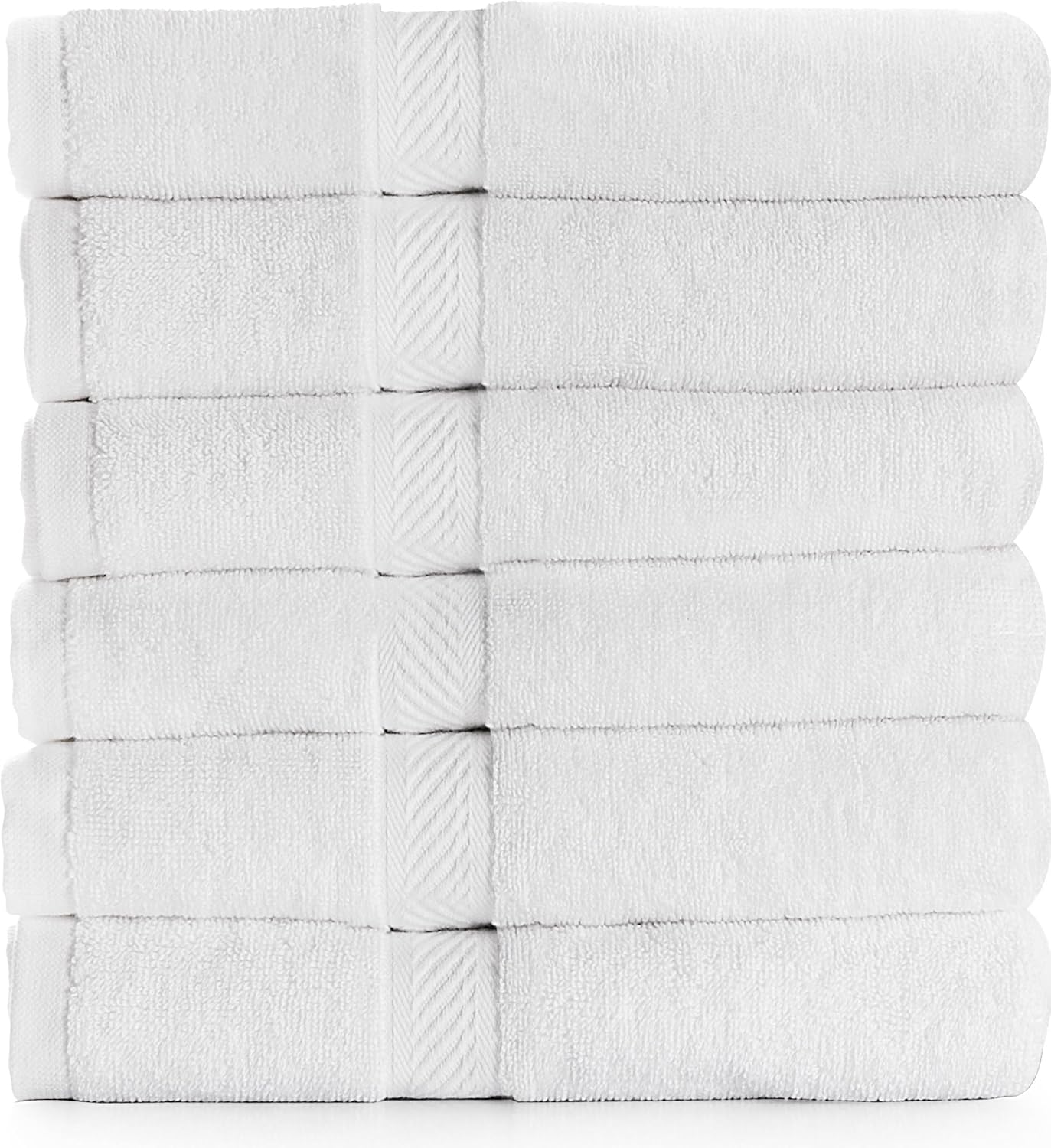 Utopia Towels Medium Cotton Towels, White, 24 x 48 Inches Towels for Pool, Spa, and Gym Lightweight and Highly Absorbent Quick Drying Towels, (Pack of 6): Home & Kitchen
