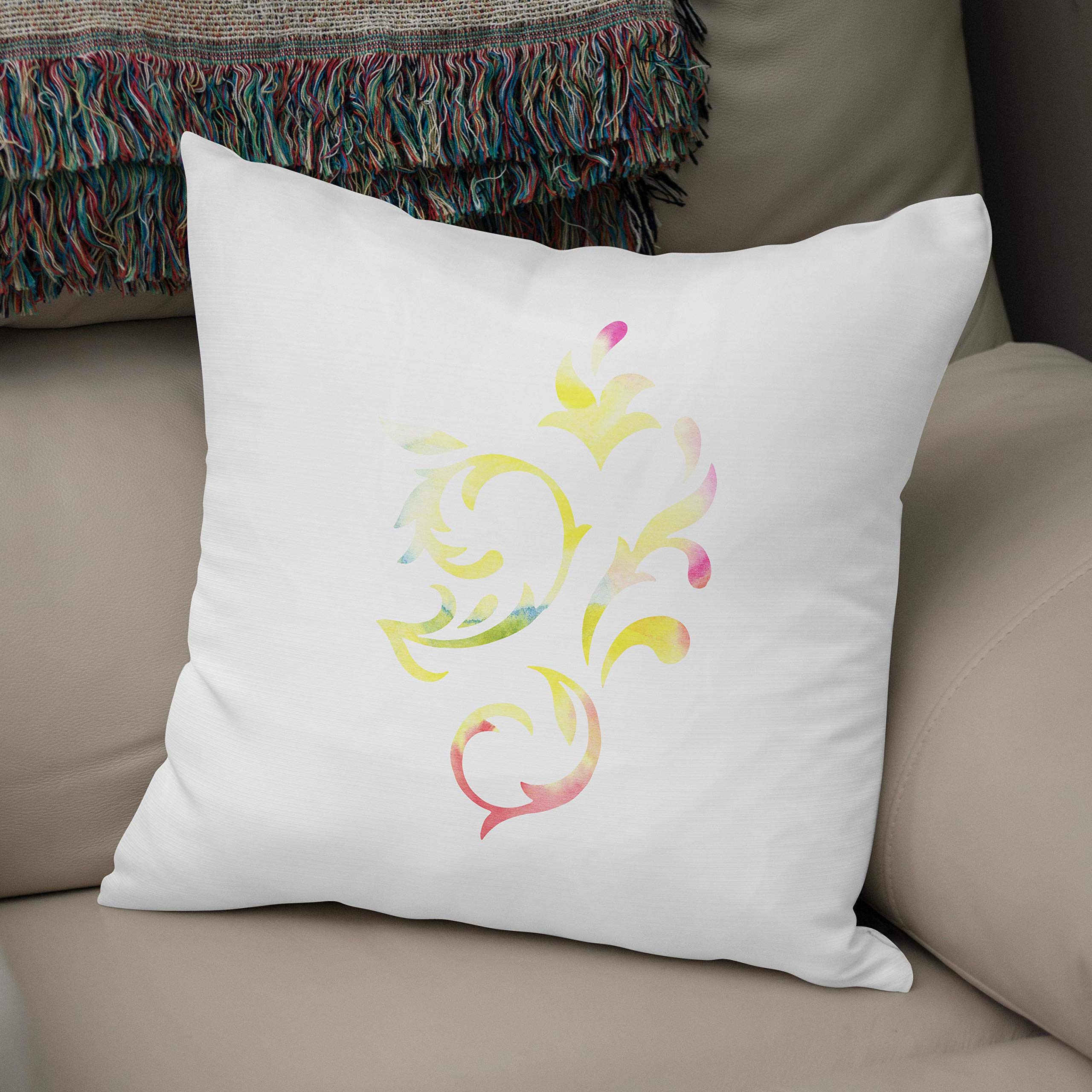 Bonamaison, Decorative Cushion Cover - 50% Cotton 50% Polyester - 43x43cm - Designed and Manufactured in Turkey