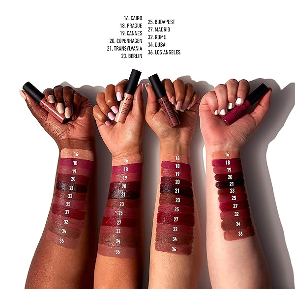 NYX NYX PROFESSIONAL MAKEUP SOFT MATTE LIP CREAM, HIGH-PIGMENTED CREAM LIPSTICK IN CAIRO