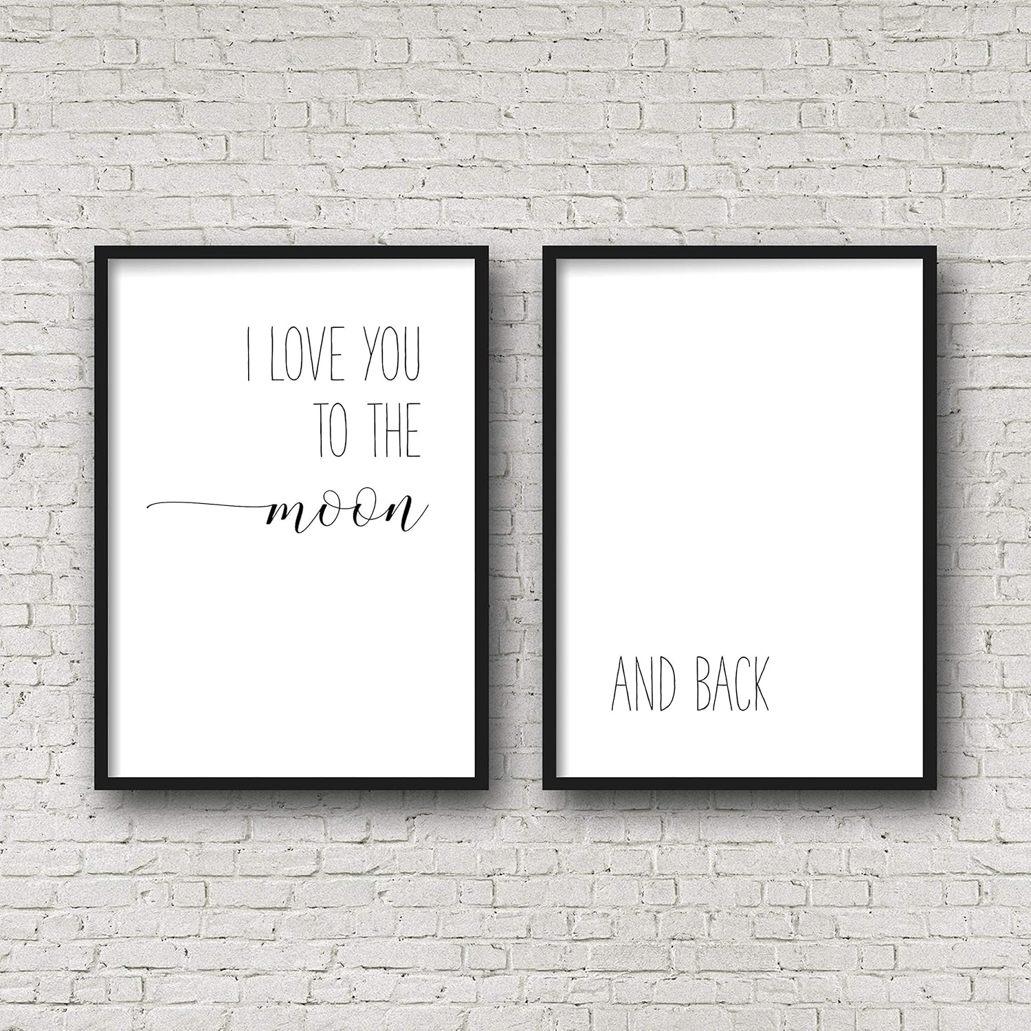 black and white nursery prints