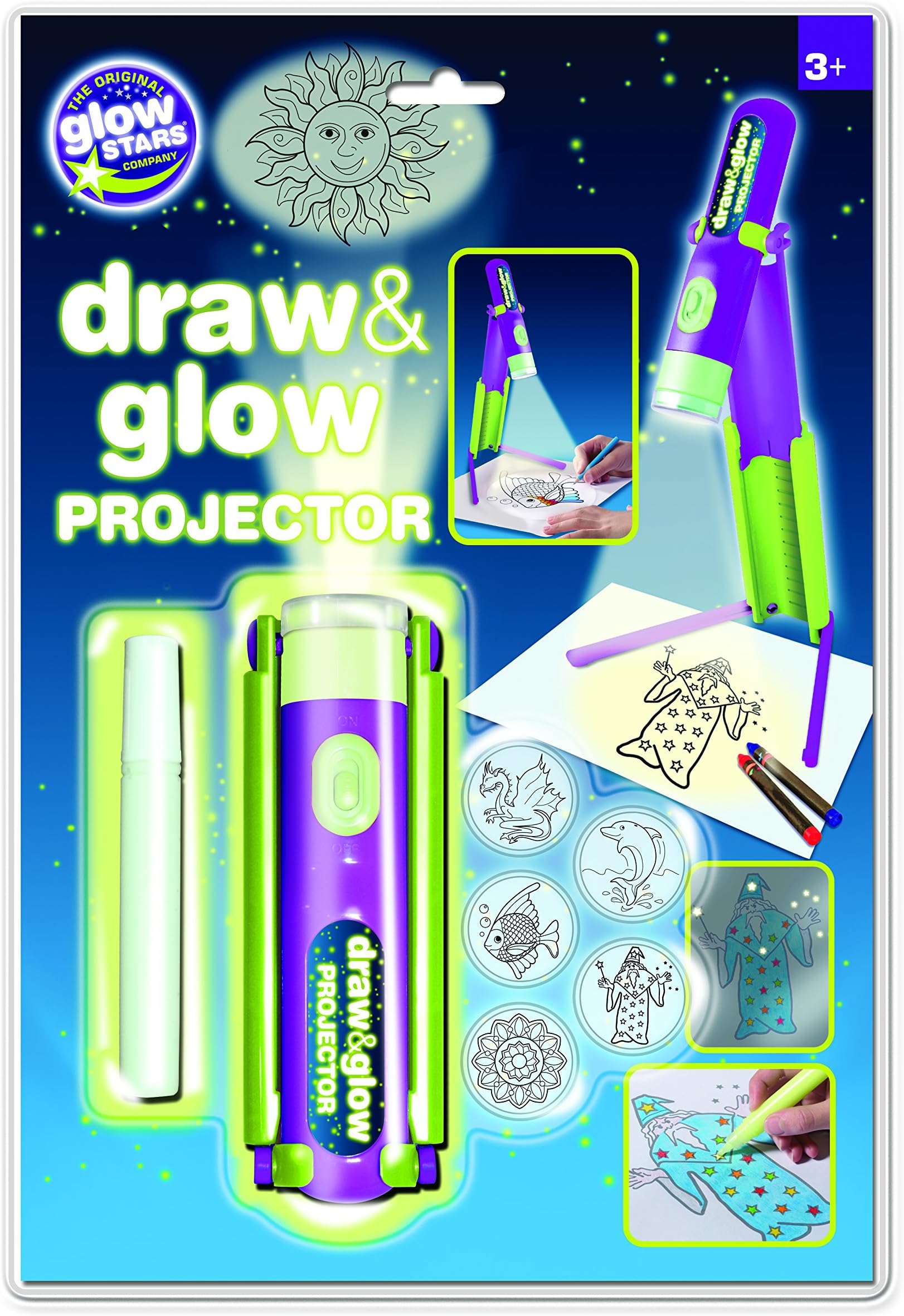 The Original Glowstars Company Draw and Glow Projector