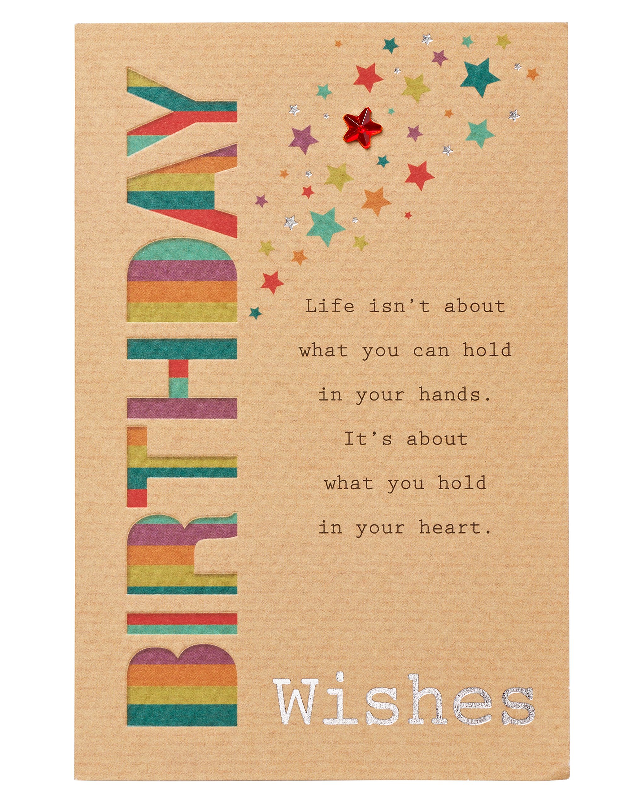 American Greetings Birthday Wishes Birthday Card with Foil