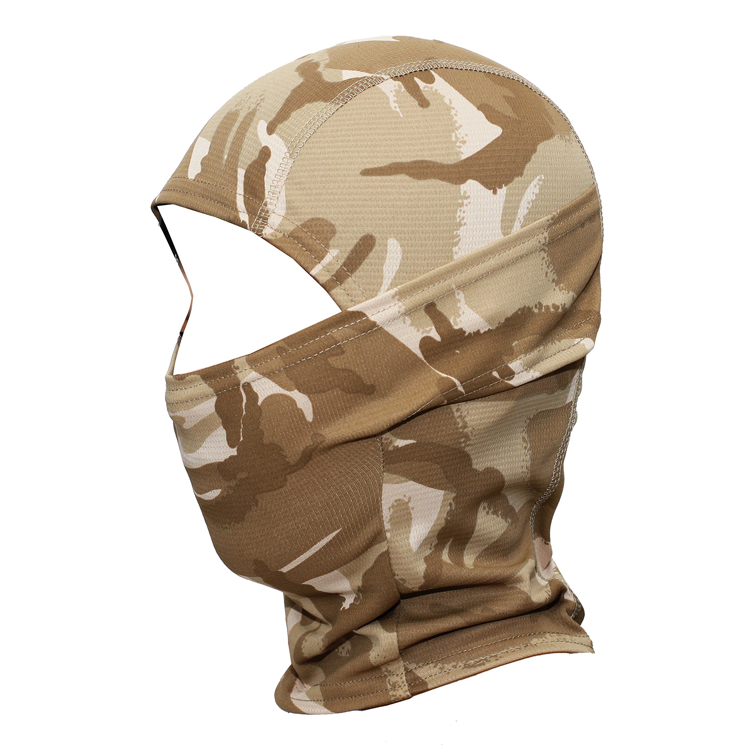 WTACTFUL Camouflage Cover Balaclava Hood Ninja Outdoor Cycling Motorcycle Hiking Climbing Hunting Helmet liner Gear Full Face Mask for Summer Sports SP-05