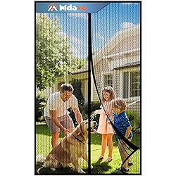 Mesh Screen with Magnetic Closure-Keeps Bugs Out
