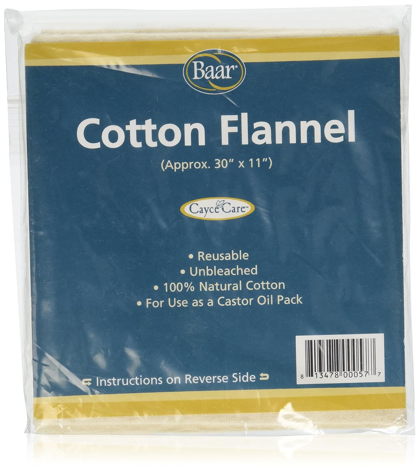 Buy Cotton Flannel Castor Oil Pack by Baar Online at Low Prices in