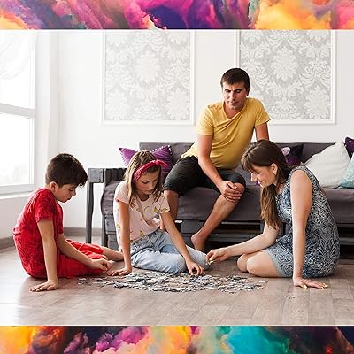 Buy Cloud Color Splash Abstract Art 1000 Piece 19 6 X 27 5 Premium Quality Puzzles 1000 Piece With High Resolution Image Perfect For Any Art Lover Online In Turkey B08gcxbdbq