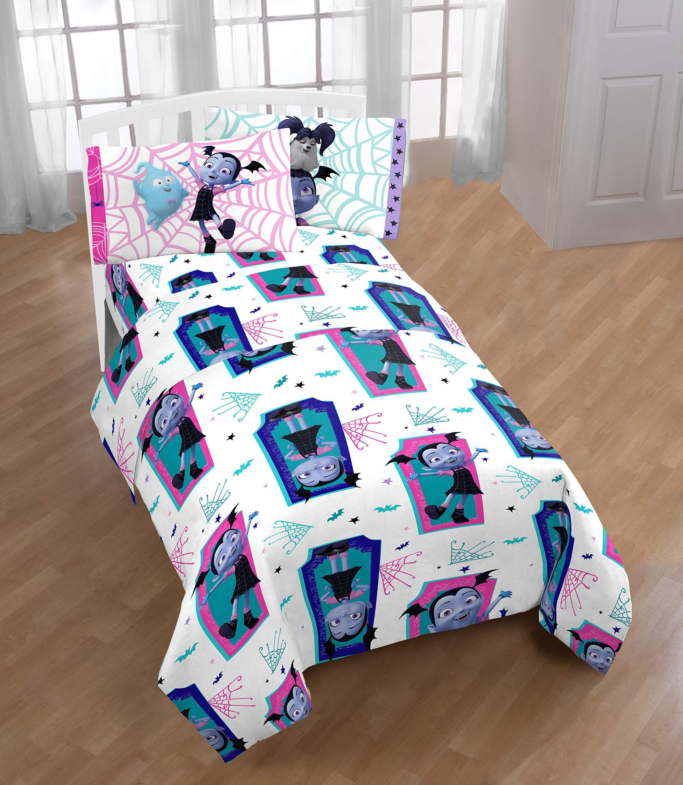 Jay Franco & Sons Vampirina “Fangtastic” 3pc Twin Sheet Set